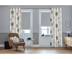 Ösenvorhang Schöner Wohnen nach Maß weiß-grün, 270L/120W, SW-Vacation verfügbar - Andere Größen verfügbar