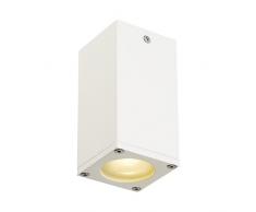 SLV THEO Outdoor-Lampe Aluminium/Glas Weià Lampe auÃen, Aussen-Lampe