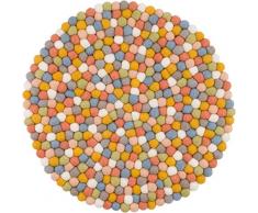 myfelt Liese Sitzauflage, Filzkugel, Wolle, rund 36 cm