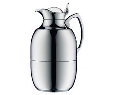 alfi 0592.000.150 Isolierkanne Juwel, Edelstahl poliert 1,5 l, 12 Stunden heiß, 24 Stunden kalt