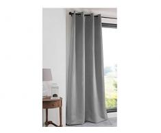 Lovely Casa Vorhang Blickdicht, Polyester, Grau, 250Â x 135Â cm