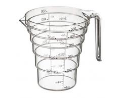 YAMAZAKI Messbecher, Tritan, Transparent, One Size