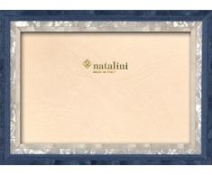 Natalini Studio BLU 20X25 Bilderrahmen mit Unterstützung für Tisch, Tulipwood, Dunkelblau, 20 X 25 X 1,5