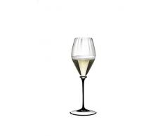 Riedel 4884/28 D Fatto A Mano Performance Champagnergläser, glas, Schwarzer Stiel