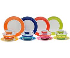 Flamefield CWK0116 Colour Set aus Melamin, Mehrfarbig, 16-teilig