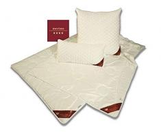 Garanta Naturbett, 100% Baumwolle, Weiß, 135 x 200 cm