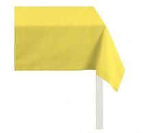 APELT Runde Tischdecke, Polyester-Baumwolle, Gelb, 170 x 170 x 0.5 cm