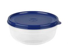 emsa Frischhaltedose SUPERLINE, 0,8 Liter, rund, blau, Plastik, 0,8 L