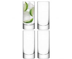 LSA International Bar Longdrinkglas, klar, 420 ml, 4 Stück