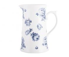Katie Alice Vintage Indigo Großer Krug aus Keramik, mit Blumenmuster, 1100 ml (34 fl oz)