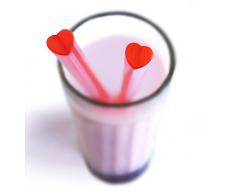 SUCK UK Strohhalme in Herzform