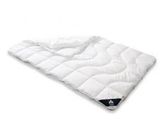 Badenia Bettcomfort Irisette Micro Thermo 4-Jahreszeiten Steppbett mit Druckknöpfen für alle Jahreszeiten, 240 x 220 cm