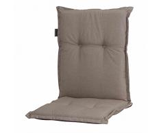 Madison Kissen, niedriges RÃ¼ckenteil, Motiv Panama, 75% Baumwolle, 25% Polyester, 50Â x 105Â cm, Taupe, 50 x 105