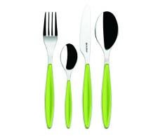 Fratelli Guzzini Feeling, Besteckset 24-teiliges, ABS|SAN|Stainless steel AISI 304 (18/10)| Stainless steel AISI 420 (knife)