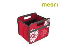 Faltbox Classic Small Hibiskus Rot / Blumen 32x26,5x27,5cm stabil abwischbar Polyester Qualität Freizeit Hobby Dekoration Spiel Ordnen Regalbox Accessoires