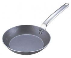 DE BUYER 5130.20 Runde Bratpfanne mit Griff aus Edelstahl 20 cm