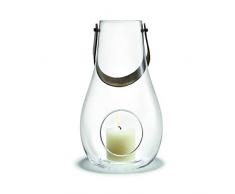Holmegaard DWL Laterne, Glas, klar, 25 cm
