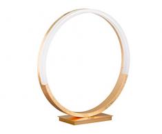 Wofi - LED Tischleuchte Soul gold moderne Design Tischlampe Kreis
