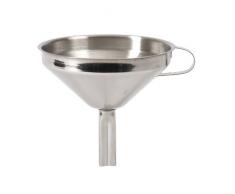 Kitchen Craft Trichter mit abnehmbarem Filter, Edelstahl, 13 cm