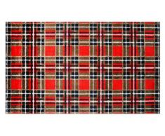 LifeStyle-Mat Designer Fussmatte Haustür – Fussmatten rutschfest und waschbar – Schmutzfangmatte/Fussabstreifer – BRAUN 67x110cm