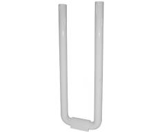 Hewi Heinrich Wilke 477.09.100 99 Handtuchhalter Serie 477 zweiarmig, reinweiß