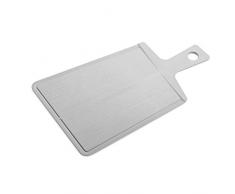 koziol Schneidebrett Snap 2.0, Kunststoff, soft grey, 49.2 x 27.8 x 0.8 cm