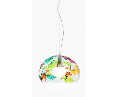 Kartell Kinder-Deckenleuchte, Acryl, E27, transparent, 250 x 38 x 28 cm