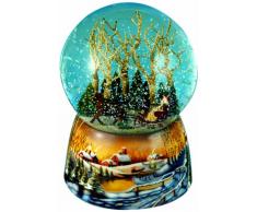 Spieluhrenwelt 46071 Schneekugel Schlittenfahrt