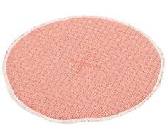 David Fussenegger Como Sitzkissen, Baumwoll-Mischgewebe, Paprika/grau, 35 x 35 cm