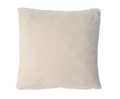 Gözze Dekokissen, Mit Noppen Struktur, 50 x 50 cm, Wollweiß, 40122-00-050050