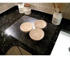 Hometex Biosafe 51 x 91 cm, rechteckig, gegen mikrobielle Tischset, transparent