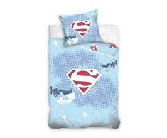 Super Baby Bettwäsche, Baumwolle, hellblau,100 x 135 cm