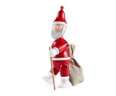 Kay Bojesen Weihnachtsmann Weihnachtsmannfigur, Buchenholz, Bunt/rot, Höhe: 19,5 cm