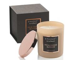 RITZENHOFF Aroma Naturals Selection Duftkerze, Iris & Orange Blossom, mit Metalldeckel