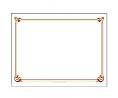 Garcia de Pou Tischsets Maxim Braun&Ocker 48 G/M2 31X43 cm Weiss Zellulose - 500 Un.