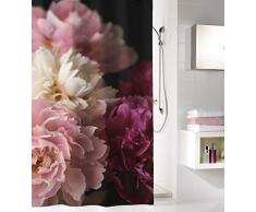 Kleine Wolke Rosemarie Duschvorhang, Textil PES, Bordeaux, 180x200 cm