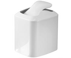 iDesign 93661EU Una Abfalleimer, weiß