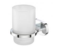 Tiger Lucca Glas Becherhalter / Zahnputzbecher, chrom