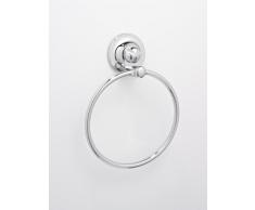 EverLoc EL-10239 Vakuumsystem - Nie wieder bohren! Handtuchring für Handtücher oder Gürtel, Krawatten, Durchmesser 18 cm, Metall, chrom, 18 x 18 x 22 cm