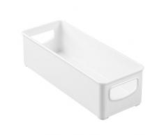 iDesign 64051EU Aufbewahrungsbox für Küchenschrank, Speisekammer, Kühlschrank oder Gefrierschrank, Klein,25,4 x 10,2 x 7,6 cm, weiÃ, kunstoff