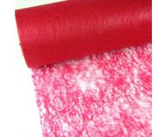 20m Vlies Tischband TischlÃ¤ufer Hochzeit 23cm Bordeaux