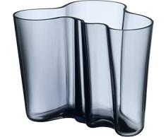 Iittala Aalto Vase, Glas mundgeblasen, Blau