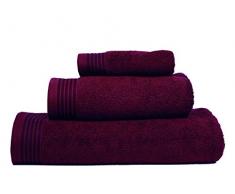 framsohn Handtuch, Baumwolle, Bordeaux Rot, 50 x 100