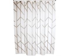 MSV Duschvorhang Premium Tree aus Polyester 180x200cm in grau, 30 x 20 x 15 cm