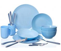 Ritzenhoff & Breker Kombiset Fresh, 16-teilig, Blau, inklusive Besteck