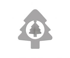 Rayher Hobby 69130000 Embossing/Silhouetten-Stanzer, Tannenbaum, 4,1 x 4,4cm, ideal für Papier/Karton 180-240g/m²