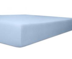Kneer Qualität 93 Exclusive-Stretch Spannbetttuch, 140x200-160x220, 63 hellblau