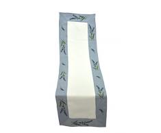 Bellanda Tischläufer, Polyester, weiß, 40x150