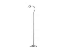 Reality Leuchten LED Stehleuchte / Leseleuchte inklusive Fussschalter, 4 W, 120 cm, chrom R42411106