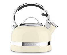 KitchenAid KTEN20SBAC Flötenkessel, Edelstahl, 18,5 x 18,5 x 17 cm, beige